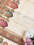 Exquisite Art Silk Saree with Pashmina Rajwadi Weave