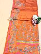 Exquisite Art Silk Saree with Pashmina Thread Weave