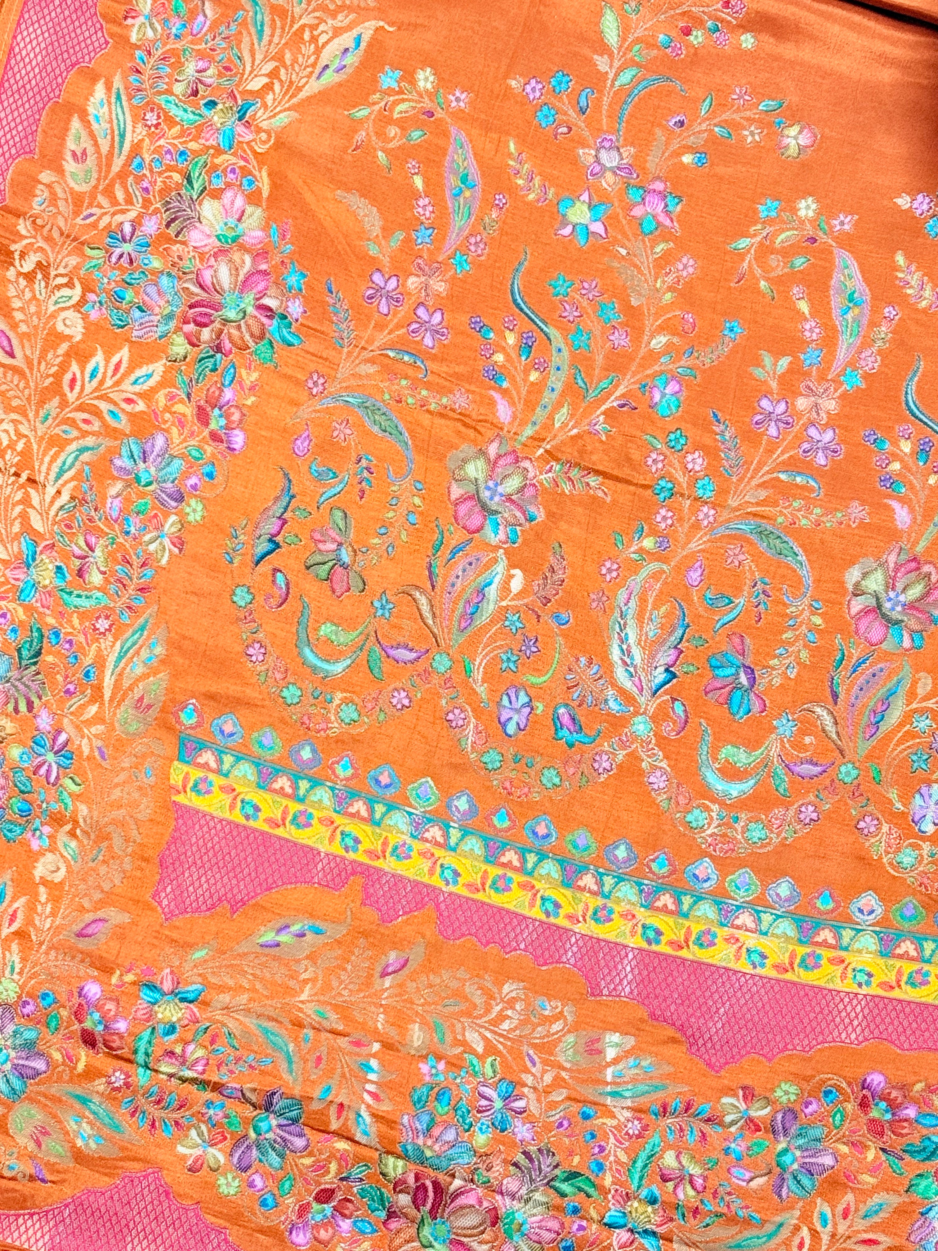 Exquisite Art Silk Saree with Pashmina Thread Weave
