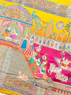 Exquisite Art Silk Saree with Pashmina Rajwadi Weave